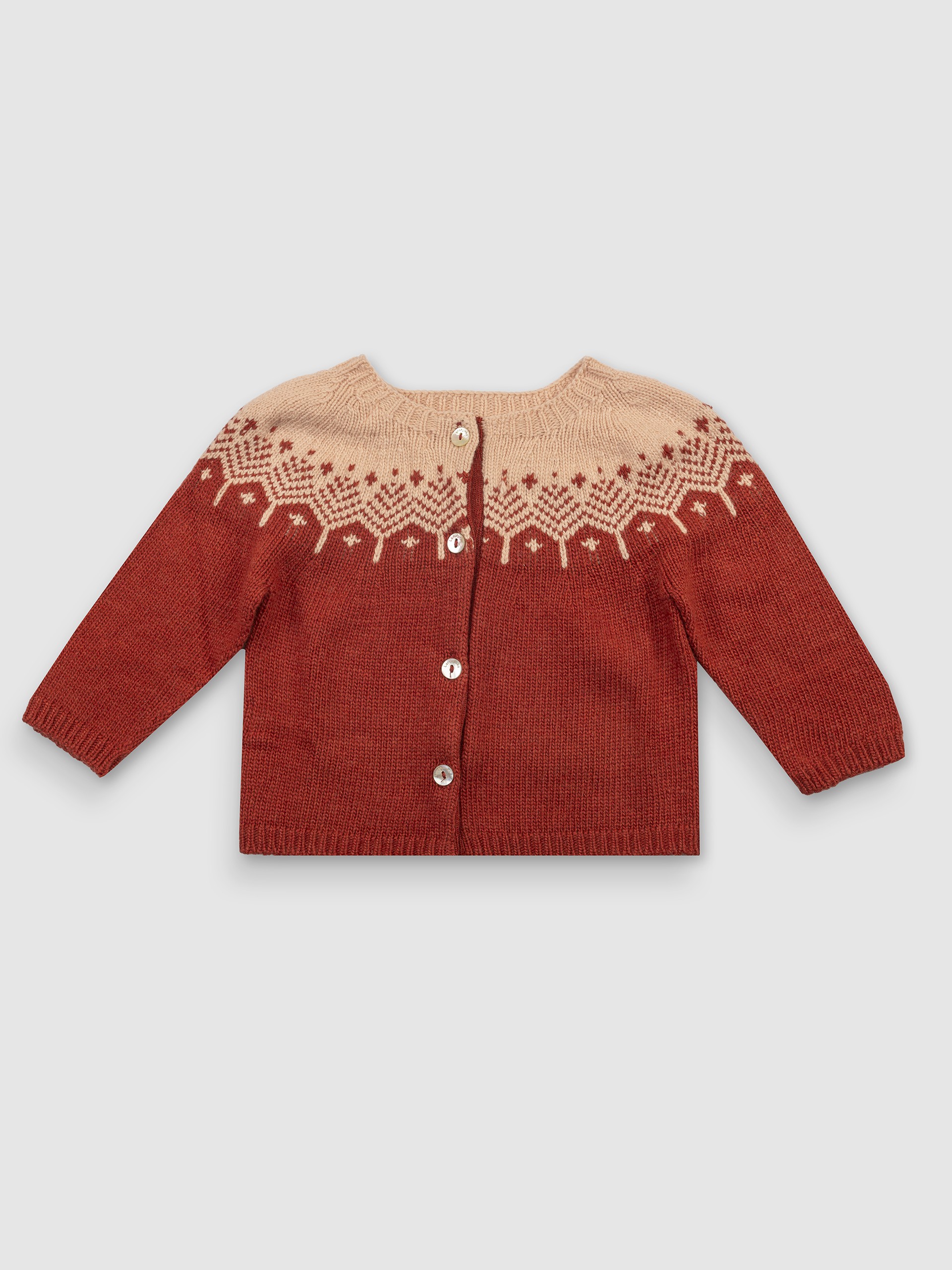 Gilet tricoté jacquard