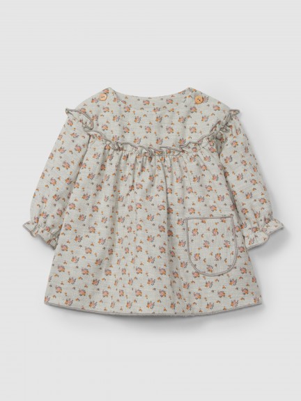 Triple gauze floral dress Triple gauze floral dress