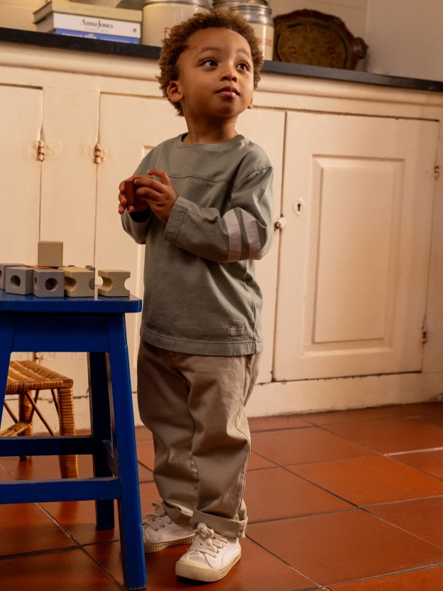 Pantalon quatre poches en serg�