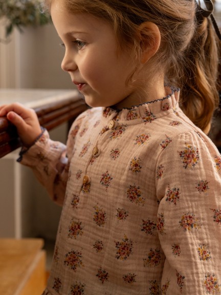 Blouse flowers organic cotton Blouse flowers organic cotton