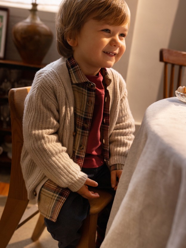 Organic cotton plaid shirt Organic cotton plaid shirt