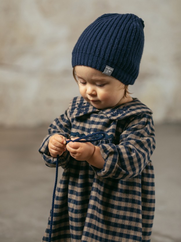 Bonnet tricoté pompon Bonnet tricoté pompon
