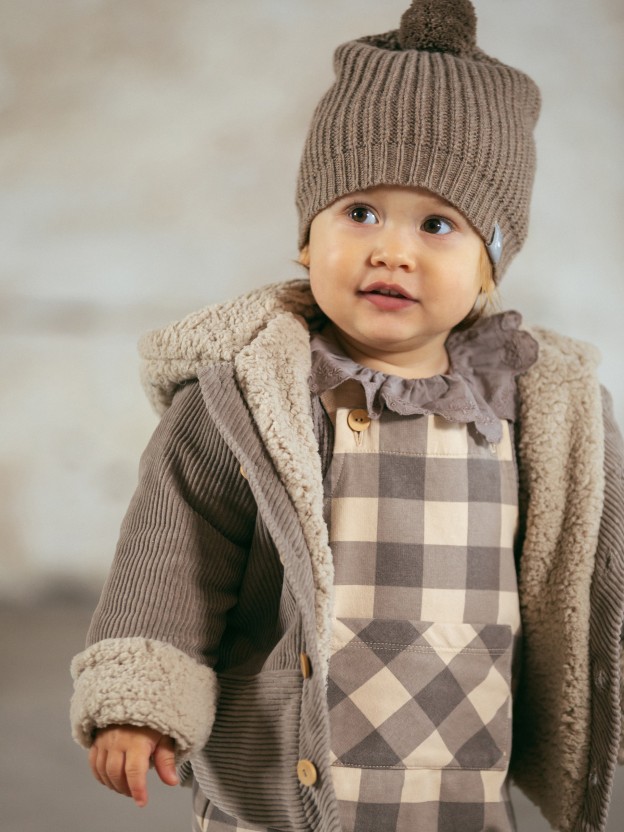 Plaid dungarees with pocket Plaid dungarees with pocket