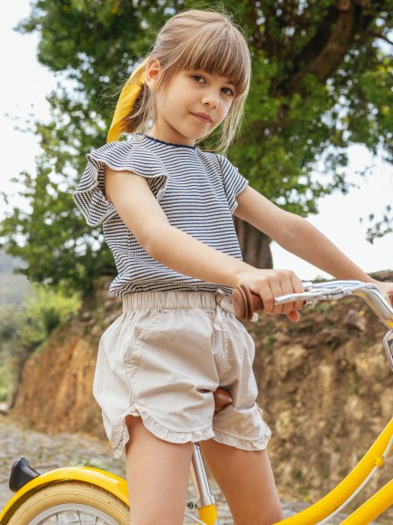 Striped jersey top Striped jersey top