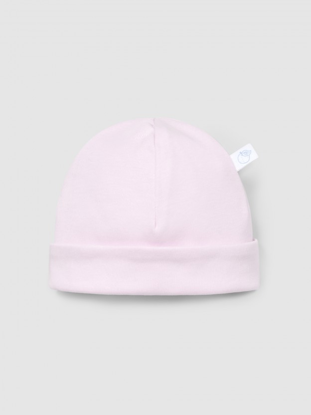 Plain cotton jersey beanie Plain cotton jersey beanie