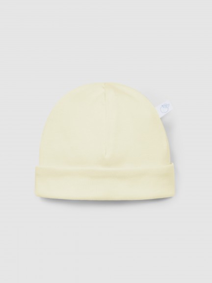 Bonnet en maille de coton uni