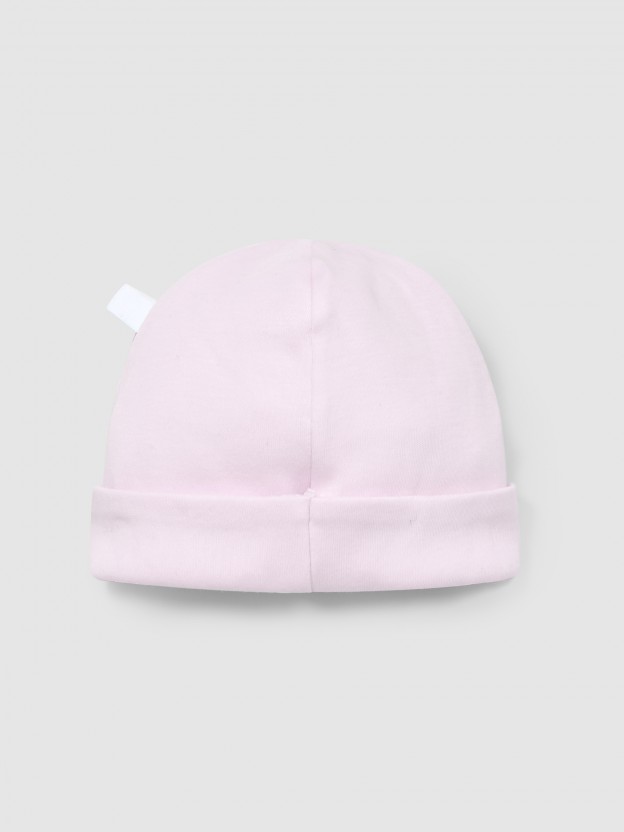Plain cotton jersey beanie Plain cotton jersey beanie