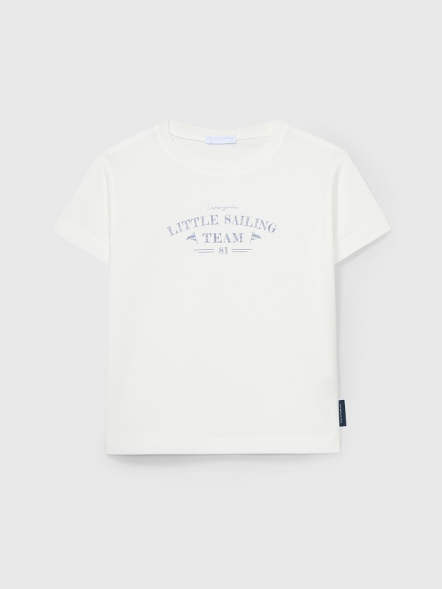 T-shirt ��Little sailing team��