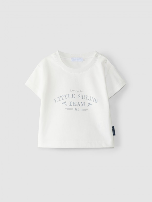 T-shirt ��Little sailing team��