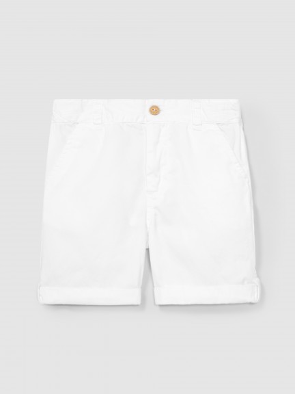 Twill shorts with four pockets Twill shorts with four pockets