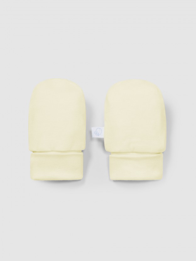 Plain cotton jersey gloves Plain cotton jersey gloves