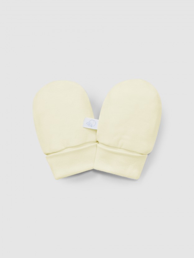 Plain cotton jersey gloves Plain cotton jersey gloves