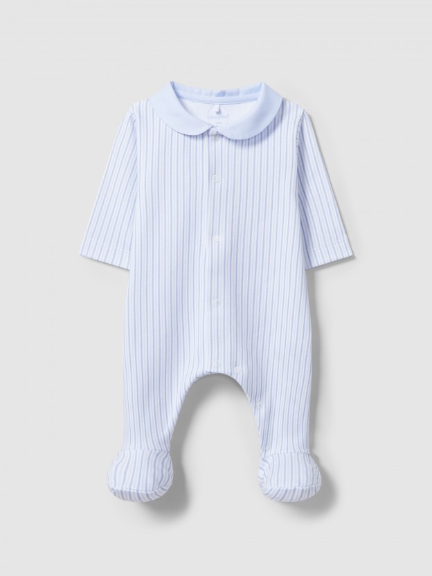 Babygrow estampado gola redonda Babygrow estampado gola redonda
