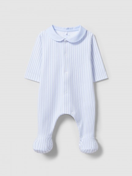 Babygrow imprimé à col claudine Babygrow imprimé à col claudine
