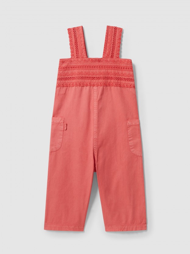Dungarees English embroidery Dungarees English embroidery