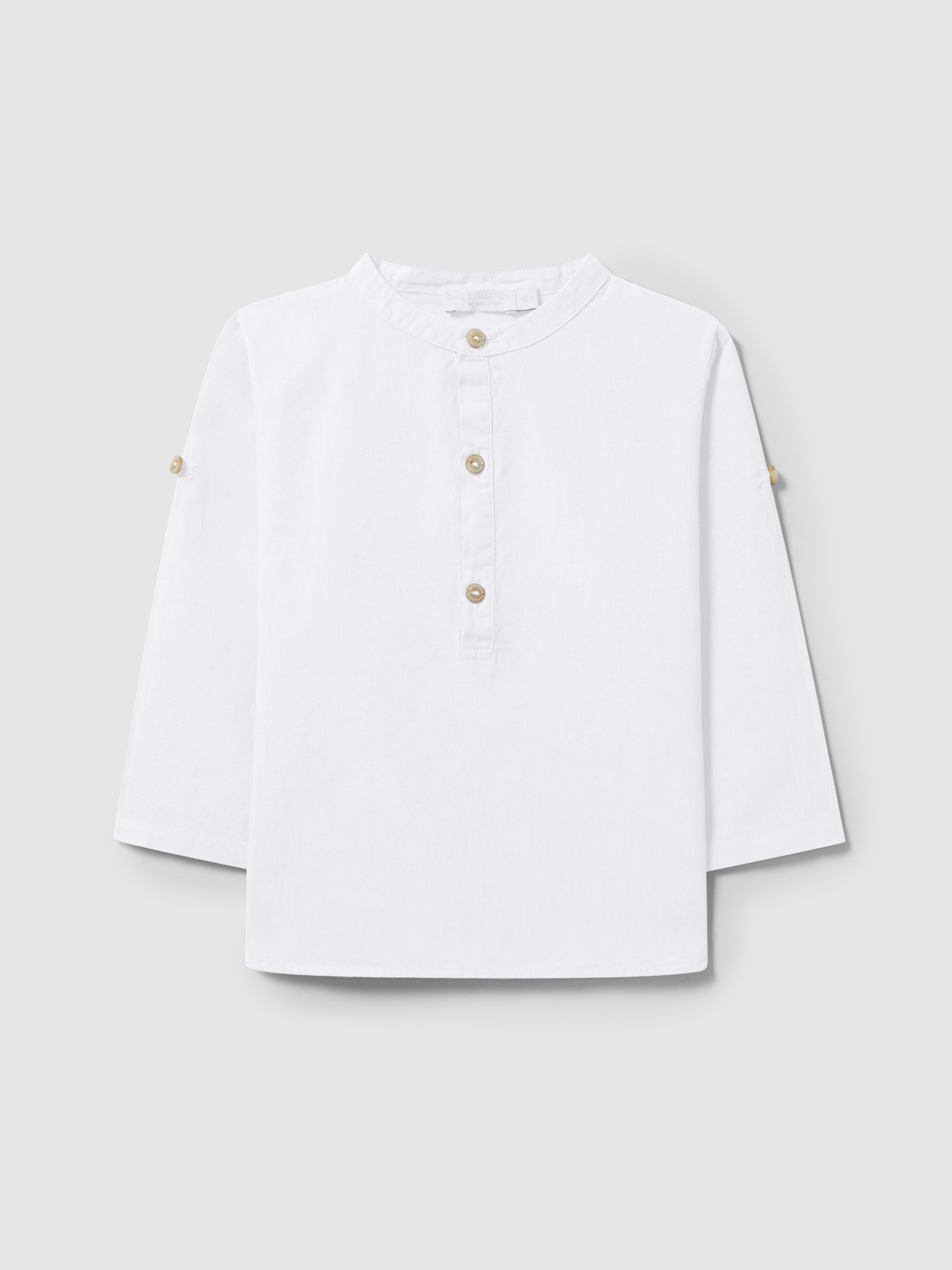 Camisa gola mao lisa
