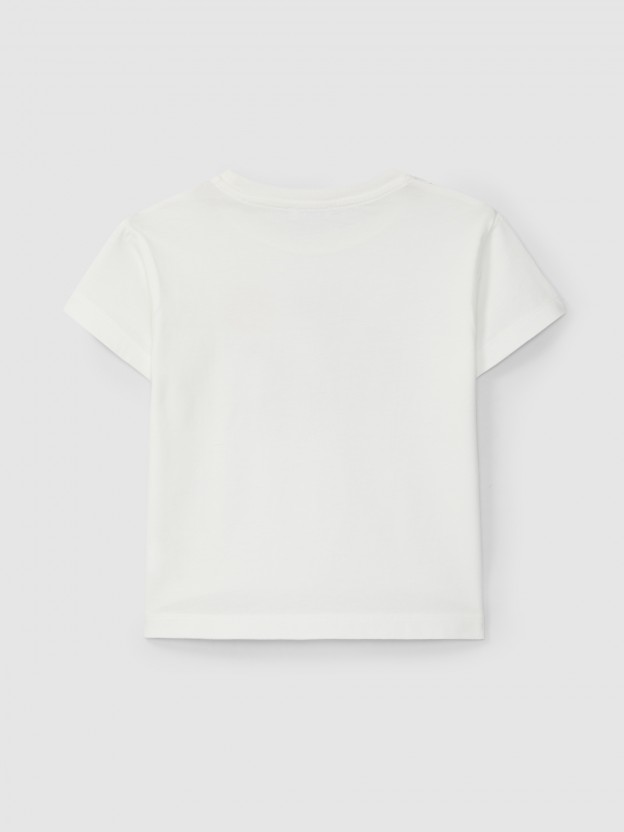 T-shirt imprim� de vague