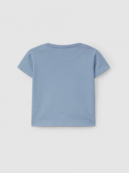 T-shirt estampado de onda T-shirt estampado de onda