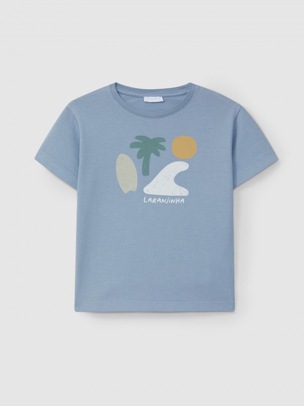 Wave print T-Shirt Wave print T-Shirt
