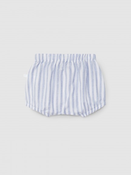 Striped diaper cover with pocket Striped diaper cover with pocket