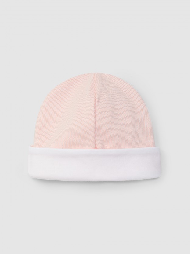 Thin stripe beanie
