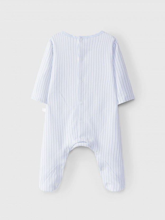 Babygrow à col rond imprimé Babygrow à col rond imprimé