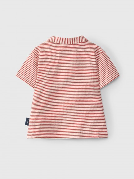 Striped jersey polo shirt Striped jersey polo shirt
