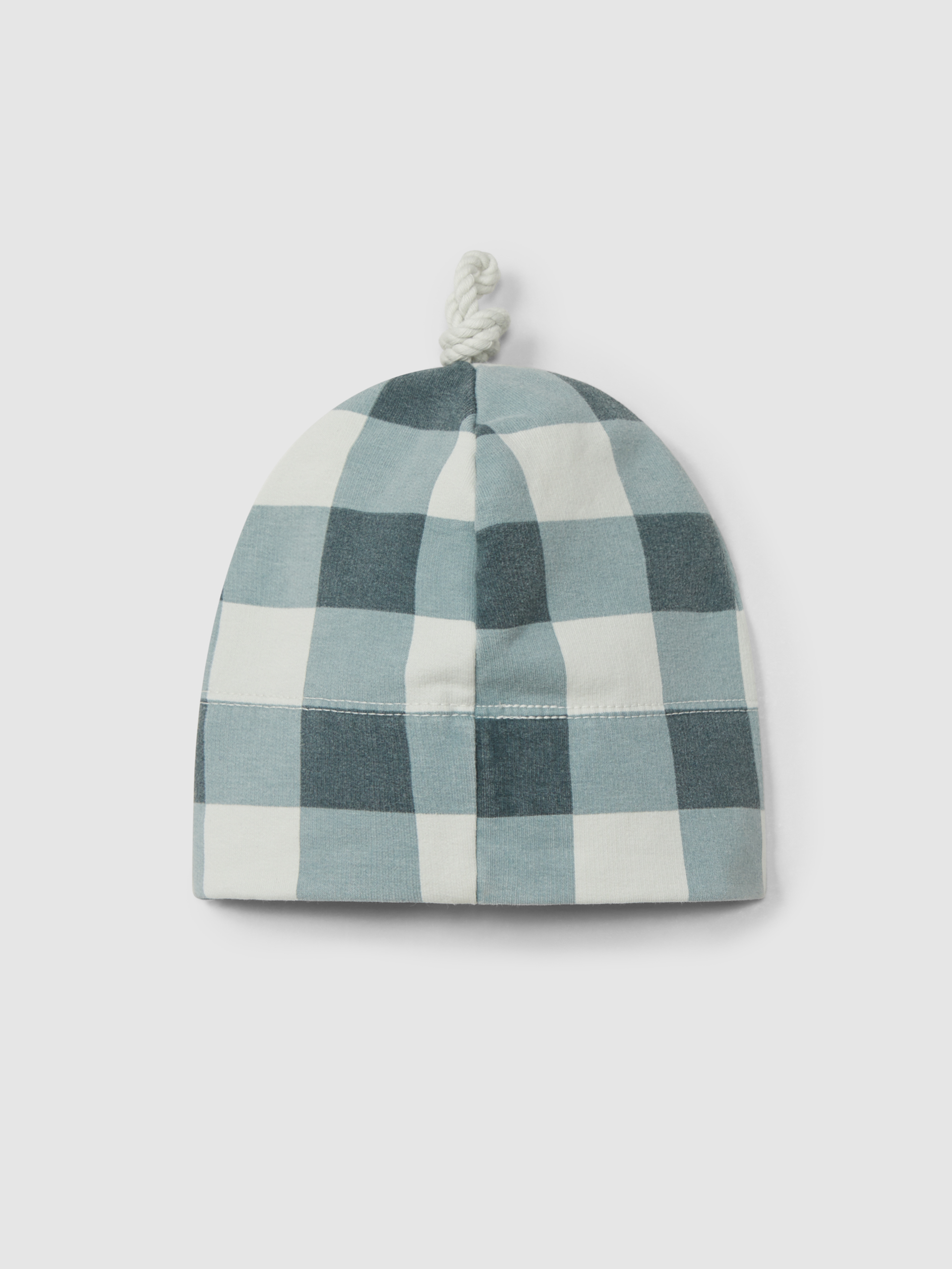 Gorro xadrez com nó