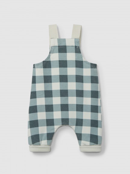 Plaid dungarees with pocket Plaid dungarees with pocket