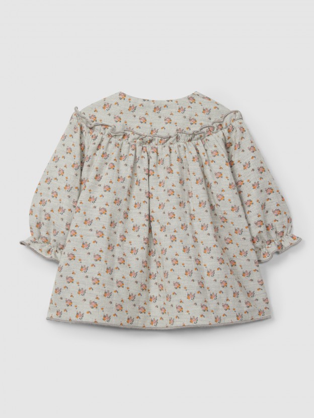 Triple gauze floral dress Triple gauze floral dress