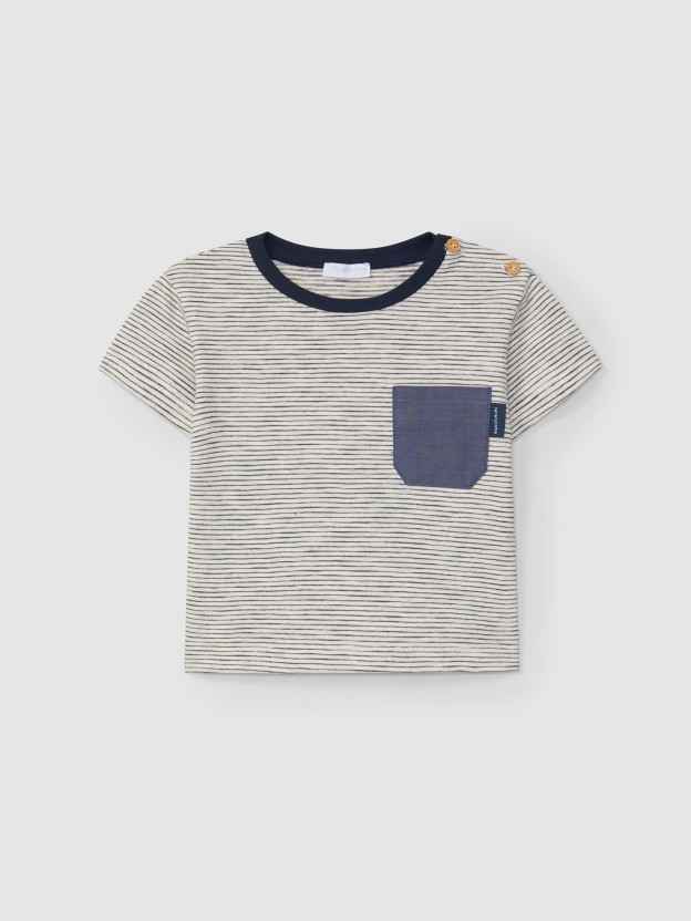 T-shirt rayures irrégulières T-shirt rayures irrégulières