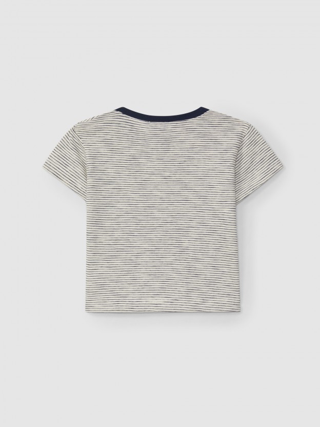 T-shirt rayures irrégulières T-shirt rayures irrégulières