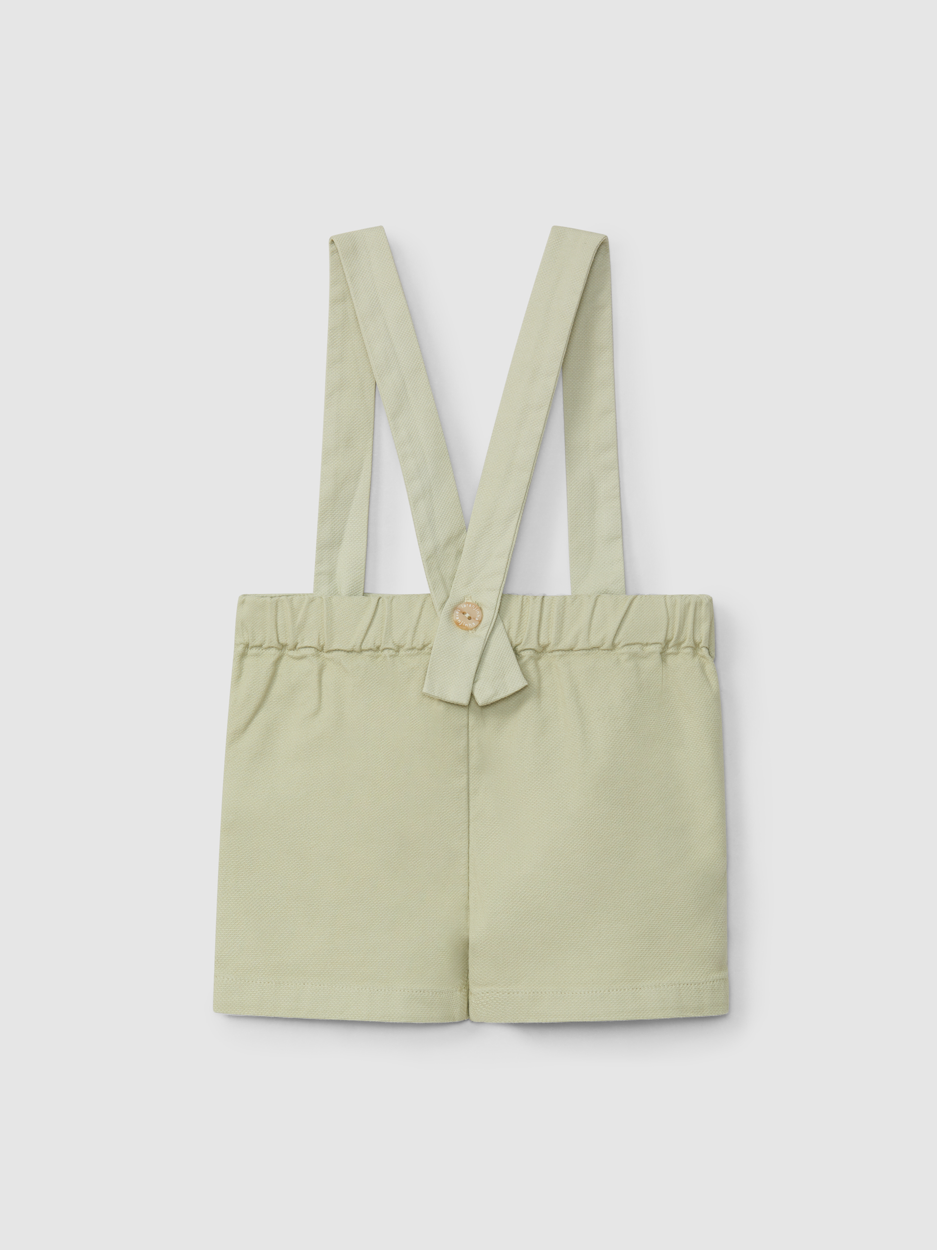 Pantalones cortos de lona con tirantes