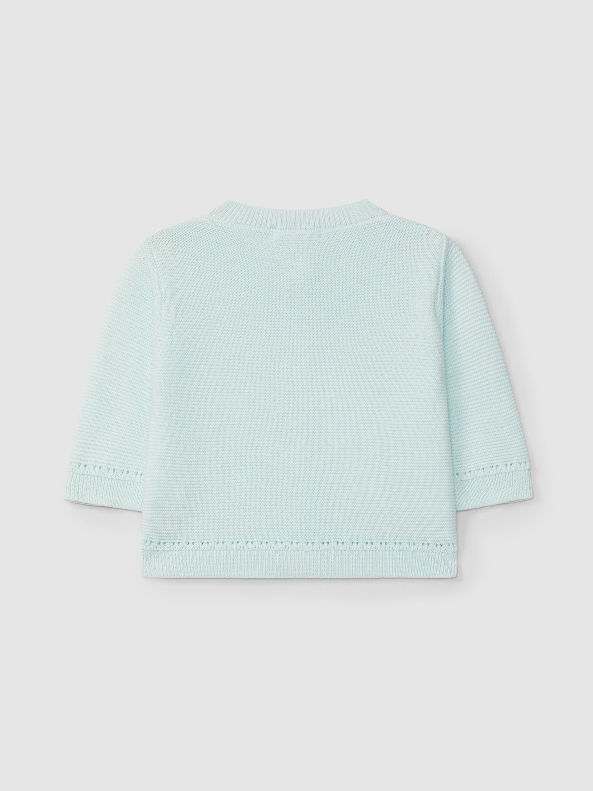 Casaco tricotado com efeito tricot