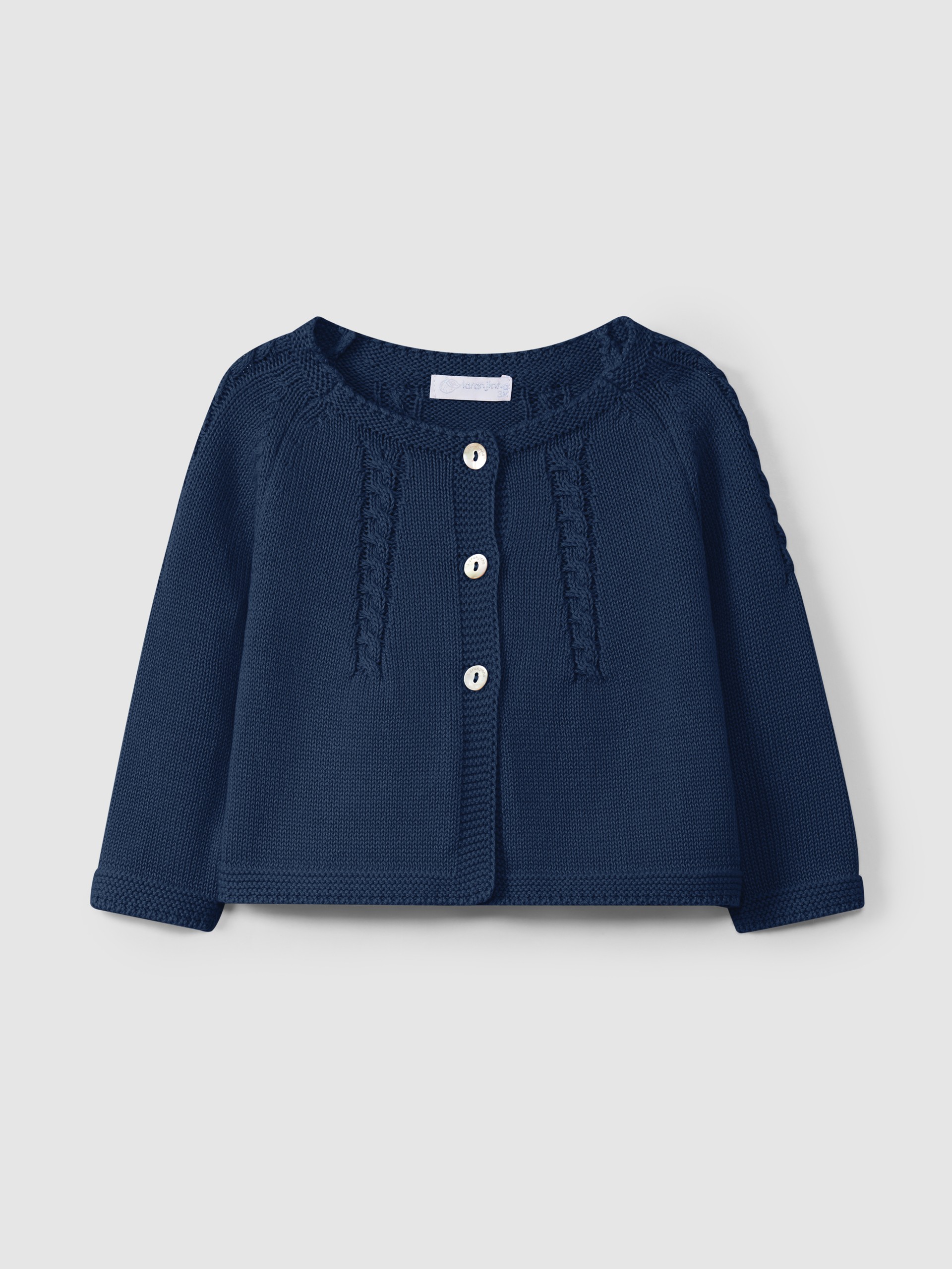 Gilet tricoté avec détail de tresse