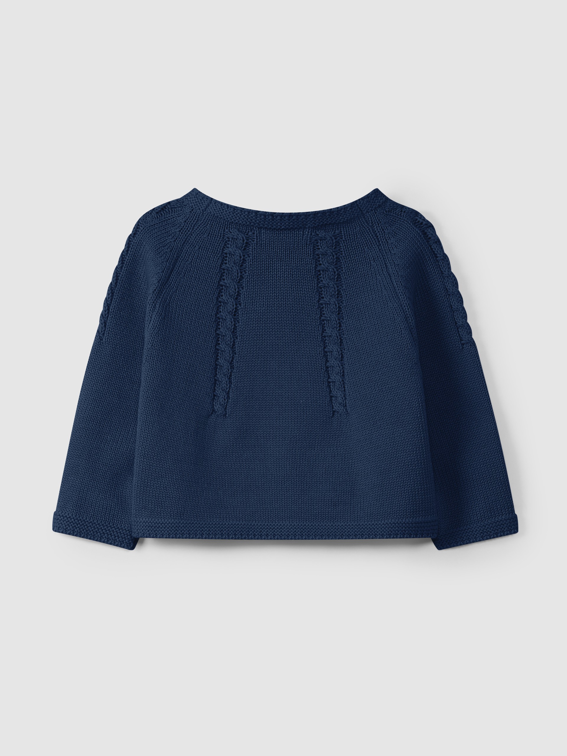 Gilet tricoté avec détail de tresse