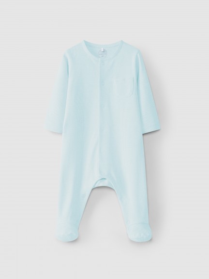Babygrow sem gola risca fina
