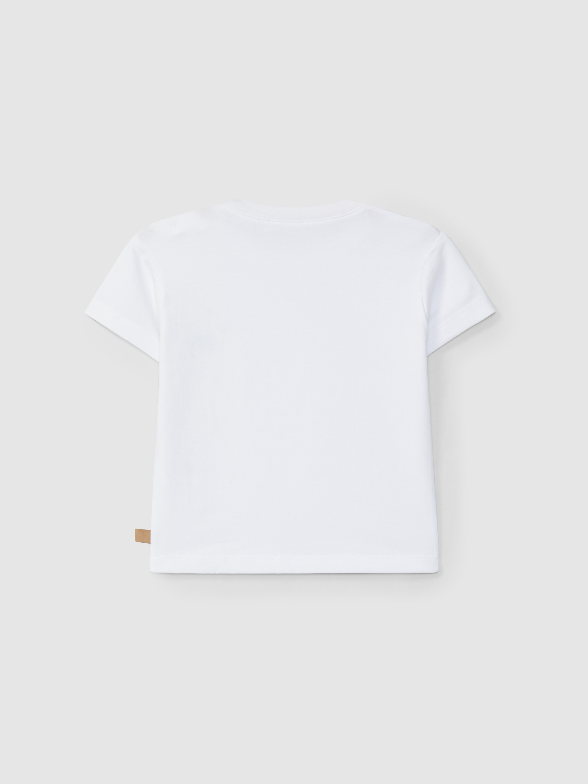 T-shirt avec poches et fleurs brodées