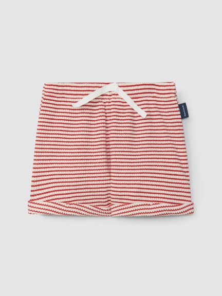 Pull-up shorts striped jersey Pull-up shorts striped jersey