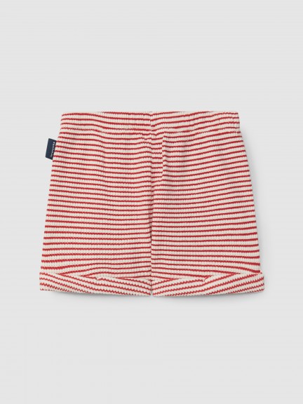 Pull-up shorts striped jersey Pull-up shorts striped jersey