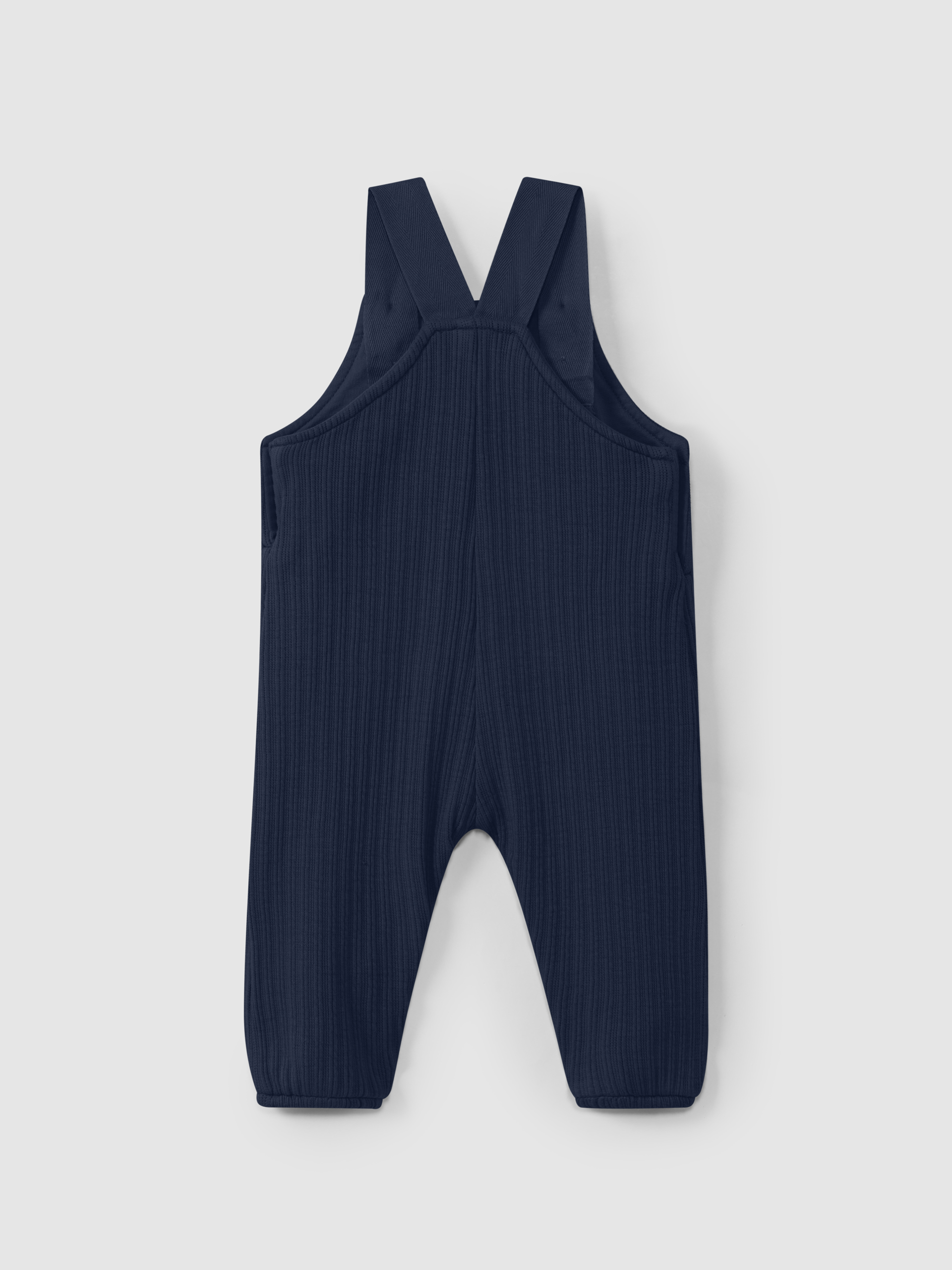 Dungarees in organic jacquard jersey