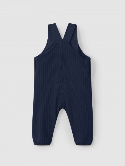 Dungarees in organic jacquard jersey Dungarees in organic jacquard jersey