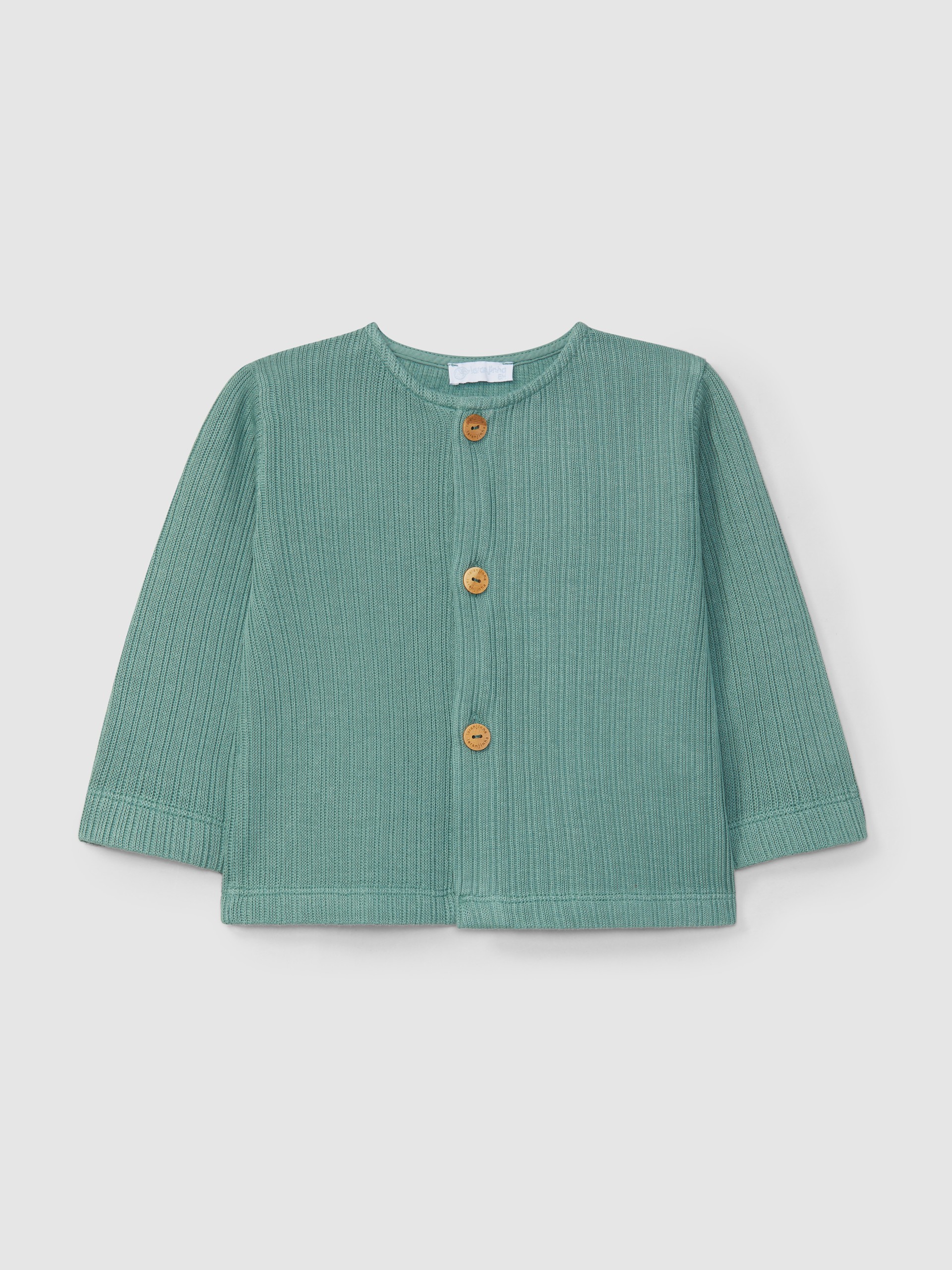 Gilet en maille jacquard biologique