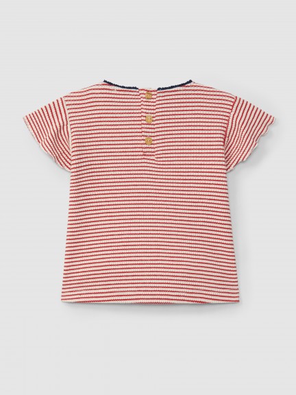 Striped jersey top Striped jersey top