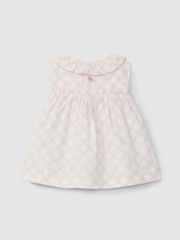 Dress tattersall and floral Dress tattersall and floral