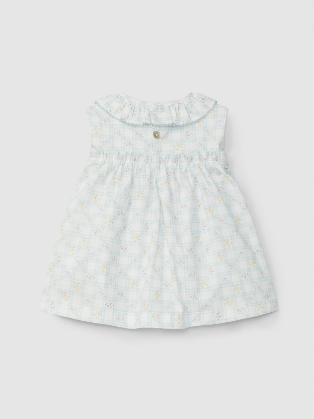 Dress tattersall and floral Dress tattersall and floral