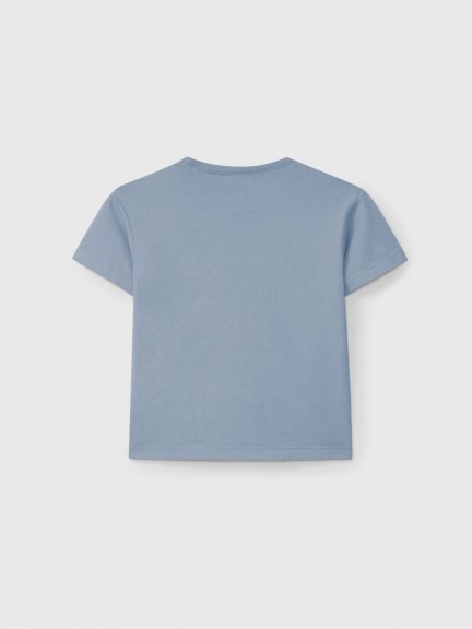 T-Shirt with pocket in waffle jersey T-Shirt with pocket in waffle jersey