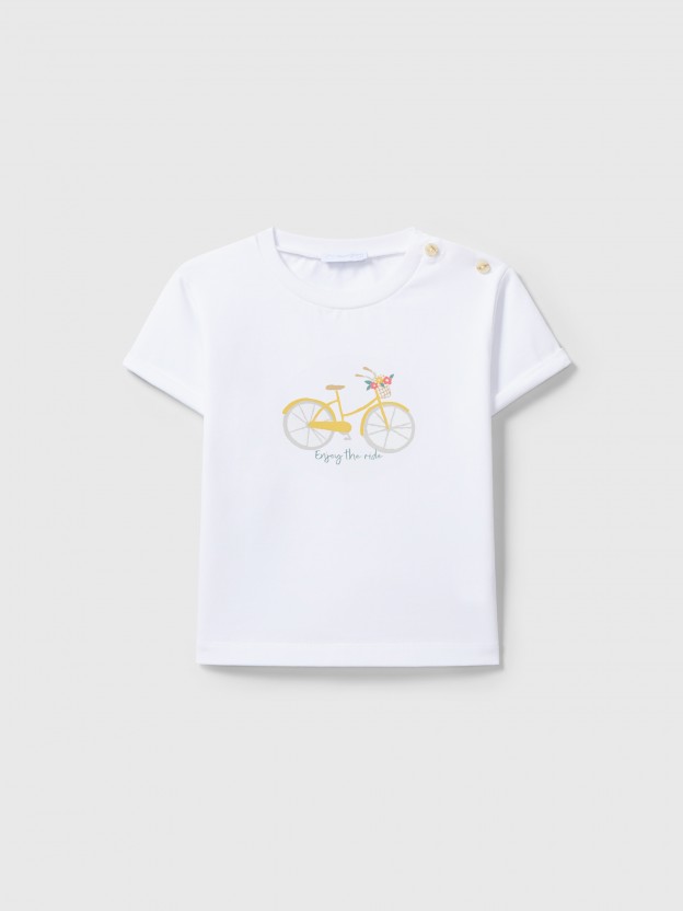 "Enjoy the ride" bicycle T-shirt "Enjoy the ride" bicycle T-shirt