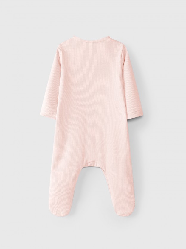 Babygrow sem gola risca fina