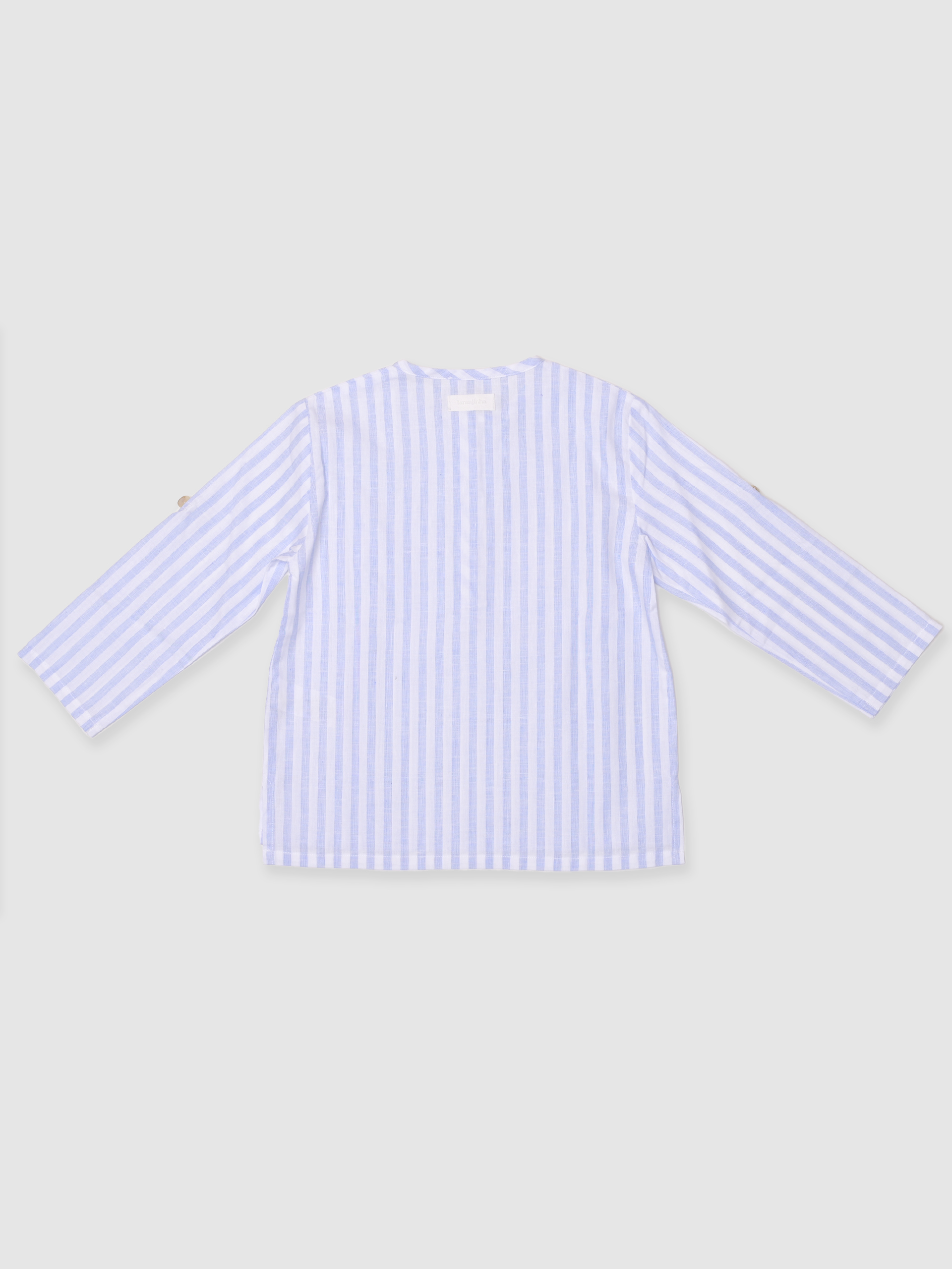 Camisa riscas com bolso
